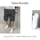 ⏰ PROMO LIMITÉE -50% ! 🩳 Men's Casual Cargo Shorts with Drawstring – Multi-Pocket, Breathable, Knee-Length, 7 Colors, Sizes XS-3XL ☀️