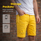 🔥 Pro-Favorite Men's Casual Summer Ripped Shorts – Cotton Blend – Distressed Details & Rolled Hems 🌞