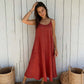 👗✨ FLASH SALE 50% OFF! Women's Casual Loose Fit A-Line Dress – Breathable Blend Fabric, Round Neck Spaghetti Straps, 5 Colors, Sizes S-3XL 🔥