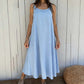 👗✨ FLASH SALE 50% OFF! Women's Casual Loose Fit A-Line Dress – Breathable Blend Fabric, Round Neck Spaghetti Straps, 5 Colors, Sizes S-3XL 🔥
