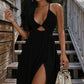 🎉 New Arrival – 50% OFF! 💥 Sexy V-Neck Maxi Dress – Floor-Sweeping Goddess Vibes ✨