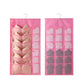 📢 LIMITED TIME 50% OFF! ⏰ Double-Sided Storage Underwear Hanging Organizer – Transparent Mesh, Rotatable Hook & Space-Saving Design 👙