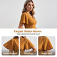 👗 PROMO LIMITÉE -50% ! ✨ Robe Maxi à Pois Femme – Col V, Manches Papillon, Coupe Cintrée, Tissu Respirant, 6 Coloris, XS-XL 🎀