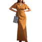 👗 PROMO LIMITÉE -50% ! ✨ Robe Maxi à Pois Femme – Col V, Manches Papillon, Coupe Cintrée, Tissu Respirant, 6 Coloris, XS-XL 🎀