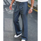 ⏳ LIMITED-TIME 50% OFF! ⏰ Men's Soft Draped Straight Leg Trousers – Side Pockets, Button Closure, 3 Colors, Sizes M-2XL 👖