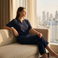 ⏳ LIMITED TIME 50% OFF! 👚 Women's V-Neck Top & Wide-Leg Pants Set – Effortless Style & All-Day Comfort 👖