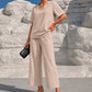 ⏳ LIMITED TIME 50% OFF! 👚 Women's V-Neck Top & Wide-Leg Pants Set – Effortless Style & All-Day Comfort 👖
