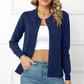 🎉 LIMITED TIME 50% OFF! 🧥 Women's Classic Crew Neck Cardigan – 50K+ Sold! Slim-Fit Design & Full Button Front 💝