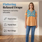 ⏳ LIMITED TIME 50% OFF! 🌸 Embroidered Breezy Blouse – Bohemian Floral Design & Elegant V-Neck Silhouette 👚
