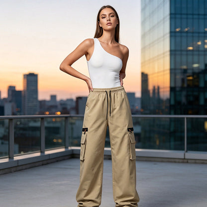 🥳 HOT SALE 2026 – 50K+ VENDUS ! 🥳 💞 Pantalon Cargo Stretch Coupe Relax – Taille Ample, Tissu Premium & Poches Utilitaires – Du City au Week-end en Tout Confort 👖✨