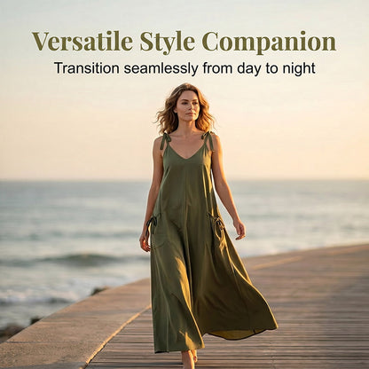 🎉 LIMITED TIME 50% OFF! 👗 Elegant Maxi Dress – 50K+ Sold! Adjustable Straps & Side Pockets 🌸