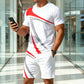 🎉 LIMITED TIME 50% OFF! 👕 Men's Casual Summer T-Shirt & Shorts 2-Piece Set – Breathable Fabric & Modern Graphic Print ☀️