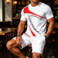 🎉 LIMITED TIME 50% OFF! 👕 Men's Casual Summer T-Shirt & Shorts 2-Piece Set – Breathable Fabric & Modern Graphic Print ☀️