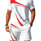 🎉 LIMITED TIME 50% OFF! 👕 Men's Casual Summer T-Shirt & Shorts 2-Piece Set – Breathable Fabric & Modern Graphic Print ☀️