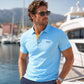 🎉 LIMITED TIME 50% OFF! 👕 Men's Breathable Short Sleeve T-Shirt – 58K+ Sold! Contrast Placket Design & High-Stretch Comfort 💨