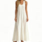 🎉 LIMITED TIME 50% OFF! 👗 Women Off-Shoulder Draped Maxi Dress – Relaxed A-Line Silhouette & Minimalist Elegance 🌸