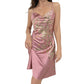🎉 LIMITED TIME 50% OFF! 🌙 Women's Sleeveless Sleep Slip Dress – Silky Smooth Texture & Adjustable Spaghetti Straps 🌸