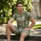 🎉 LIMITED TIME 50% OFF! 👕 Men's Casual Faux Denim Print T-Shirt Shorts Set – 33K+ Sold! 3D Digital Print & All-Day Comfort 🧢