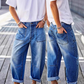 🎉 LIMITED TIME 50% OFF! 👖 Women's Barrel Leg Jeans with Patch Pockets – 22K+ Sold! Relaxed Stretch Fit & Rolled Cuffs ✨