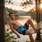 🌊 LIMITED TIME 50% OFF! 🩳 Men's Double-Layer Quick-Dry Swim Trunks – Secure Inner Liner & Zippered Side Pockets ☀️