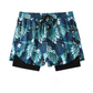 🌊 LIMITED TIME 50% OFF! 🩳 Men's Double-Layer Quick-Dry Swim Trunks – Secure Inner Liner & Zippered Side Pockets ☀️
