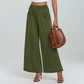 🎉 LIMITED TIME 50% OFF! 👖 Women's Casual Wide Leg Pants – Milk Silk Fabric & Elastic High Waist 🌸