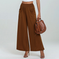 🎉 LIMITED TIME 50% OFF! 👖 Women's Casual Wide Leg Pants – Milk Silk Fabric & Elastic High Waist 🌸