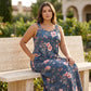 🎉 LIMITED TIME 50% OFF! 👗 Women's Plus Size V-Neck Sleeveless Maxi Dress – Flowy Silhouette & Flattering Floor-Length Design 🌸