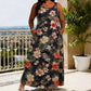 🎉 LIMITED TIME 50% OFF! 👗 Women's Plus Size V-Neck Sleeveless Maxi Dress – Flowy Silhouette & Flattering Floor-Length Design 🌸
