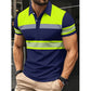 📢 LIMITED TIME 50% OFF! 👕 Men's High Visibility Reflective Short Sleeve Shirt – Neon Blocks & Athletic Fit Cut ⏰