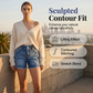 🎉 LIMITED TIME 50% OFF! 👖 Women's Casual Stretch Denim Shorts – High-Waisted Double-Button Design & Unrestricted Movement 💙