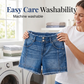 🎉 LIMITED TIME 50% OFF! 👖 Women's Casual Stretch Denim Shorts – High-Waisted Double-Button Design & Unrestricted Movement 💙