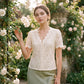 🌸 LIMITED TIME 50% OFF! 👚 Women's Casual V-Neck Short Sleeve Lace Top – Delicate Lace Detail & Relaxed Fit ✨