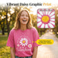 🎉 LIMITED TIME 50% OFF! 👕 Unisex Vintage Washed Daisy Print Loose Fit T-Shirt – Premium Soft Fabric & Relaxed Silhouette 🌼