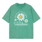 🎉 LIMITED TIME 50% OFF! 👕 Unisex Vintage Washed Daisy Print Loose Fit T-Shirt – Premium Soft Fabric & Relaxed Silhouette 🌼