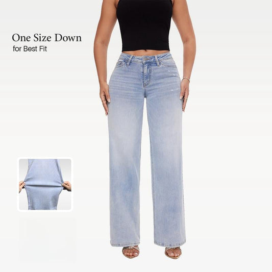 🎉 LIMITED TIME 50% OFF! 👖 Mid-Low Rise Baggy Jeans – Timeless Relaxed Fit & High-Quality Soft Breathable Fabric 💙
