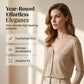 🧥 LIMITED TIME 50% OFF! 💥 Women Thin Cropped Cardigan Button Front Summer Shawl for Slip Dress – Ultra-Lightweight & Premium Lyocell Fiber 🌸
