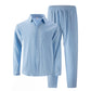 👔 LIMITED TIME 50% OFF! ⏰ Men's Linen Long Sleeve Shirt & Long Pants 2-Piece Set – Breathable & Relaxed – Perfect for Summer, Smart Casual or Travel 🌿💼✨