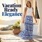 🔥 LIMITED TIME 50% OFF! 🌴 Women Flowy Maxi Skirt – Lightweight Summer Holiday Long Skirt for Beach & Daily Wear 🌊