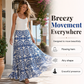 🔥 LIMITED TIME 50% OFF! 🌴 Women Flowy Maxi Skirt – Lightweight Summer Holiday Long Skirt for Beach & Daily Wear 🌊
