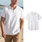 🎉 LIMITED TIME 50% OFF! 👔 Men's Linen Casual Breathable Short Sleeve Collared Shirt – Ultra-Light Premium Fabric & Exquisite Craftsmanship 🌿