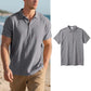 🎉 LIMITED TIME 50% OFF! 👔 Men's Linen Casual Breathable Short Sleeve Collared Shirt – Ultra-Light Premium Fabric & Exquisite Craftsmanship 🌿