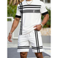 👕 50% DE RÉDUCTION ! 🩳 Ensemble Athlétique 2 Pièces Homme Été – Tissu Respirant, Imprimé 3D & Taille Élastique – Parfait pour le Gym, la Course et le Quotidien ☀️💪✨