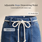 👖 50% DE RÉDUCTION ! 🌿 Pantalon Cargo Large Décontracté pour Femme – Taille Cordons Ajustable, Poches Utilitaires & Coupe Relax – Idéal pour le Quotidien, les Voyages et les Sorties – Bleu, Tailles S à 3XL ✨💙