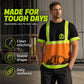 👷 50% DE RÉDUCTION ! 🦺 T-Shirt de Travail Haute Visibilité – Panneaux Fluorescents, Bande Réfléchissante & Tissu Respirant – Idéal pour Chantier, Voirie et Travaux Extérieurs – Tailles XS à 6XL ✨💪