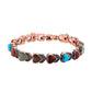 ⏳ TIME-LIMITED SPECIAL! ❤️ Antique Copper Finish Magnetic Stone Bracelet – Vintage Elegance, Inlaid Synthetic Stones & Unisex Design – Timeless Style for Everyone ✨