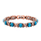 ⏳ TIME-LIMITED SPECIAL! ❤️ Antique Copper Finish Magnetic Stone Bracelet – Vintage Elegance, Inlaid Synthetic Stones & Unisex Design – Timeless Style for Everyone ✨