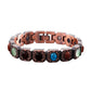 ⏳ TIME-LIMITED SPECIAL! ❤️ Antique Copper Finish Magnetic Stone Bracelet – Vintage Elegance, Inlaid Synthetic Stones & Unisex Design – Timeless Style for Everyone ✨