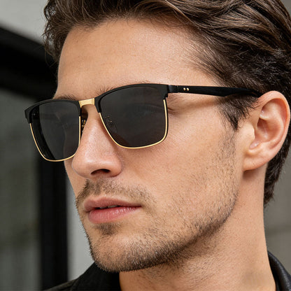 📢 LIMITED TIME 50% OFF! 🕶️ Retro Square Metal Frame Sunglasses – UV400 Protection & Lightweight 18.9g Design ⏰✨
