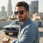 📢 LIMITED TIME 50% OFF! 🕶️ Retro Square Metal Frame Sunglasses – UV400 Protection & Lightweight 18.9g Design ⏰✨